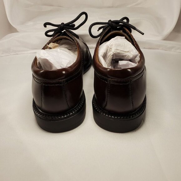 Dockers Mens Brown Gordon Cap-Toe Oxford Dress Shoes Size 8M Genuine Leather - Picture 11 of 13